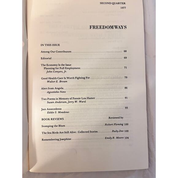 Freedomways, Volume 17, Number 2, 1977 (Second Quarter) Vintage collectible - Picture 6 of 8